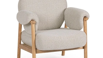 Poltrona in tessuto Calista di Bizzotto