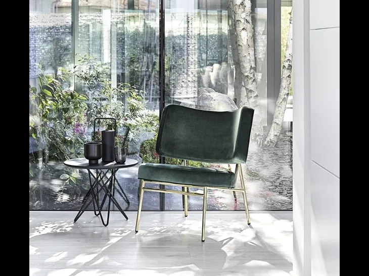Poltroncina in tessuto Coco di Calligaris