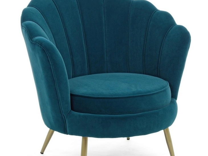 Poltroncina in velluto Giliola di Bizzotto