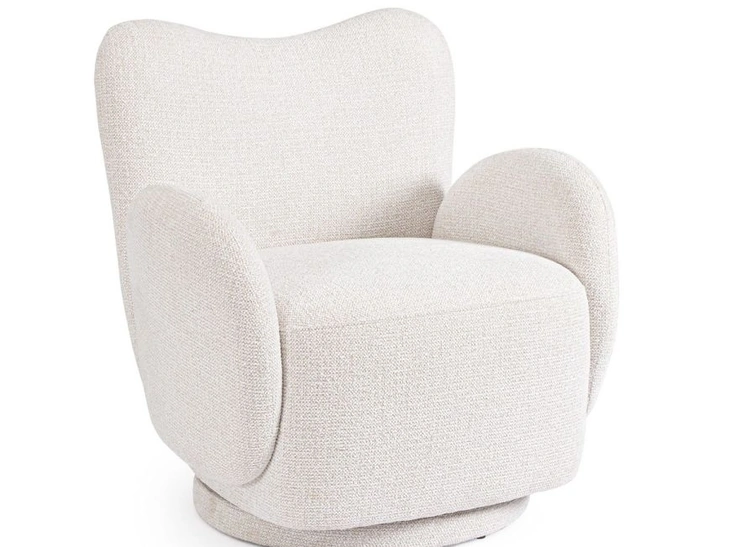 Poltrona girevole Harper di Bizzotto