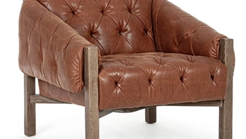 Poltrona in ecopelle Harrison di Bizzotto