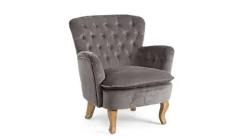 Poltrona Orlins grigio chiaro di Bizzotto
