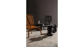 Poltrona in legno e rattan Yves di Bizzotto