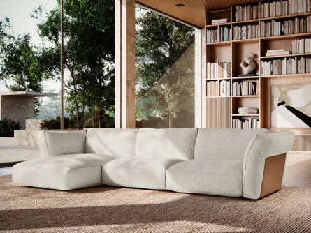 Divano con penisola Cocoon di Felis