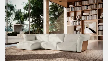 Divano con penisola Cocoon di Felis