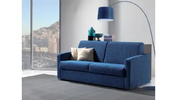 Divano Letto in tessuto blu Lilia di Crippa Salotti