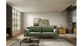 Divano lineare in tessuto Living Chic di Samoa