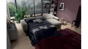 Divano Letto in morbido tessuto imbottito Spike di Felis