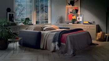 Divano Letto in tessuto Tyson di Felis