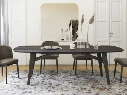 Sedia in pelle Abrey di Calligaris