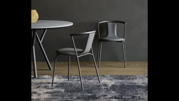 Sedia Agel Cuoio di Novamobili