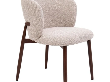 Sedia Amalia in tessuto imbottito di Bizzotto