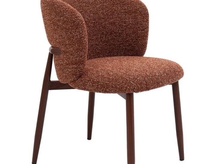 Sedia Amalia in tessuto imbottito di Bizzotto