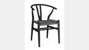 Sedia Artas nero di Bizzotto