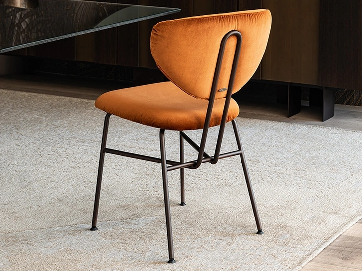 Sedia Chloe in velluto di Cattelan Italia