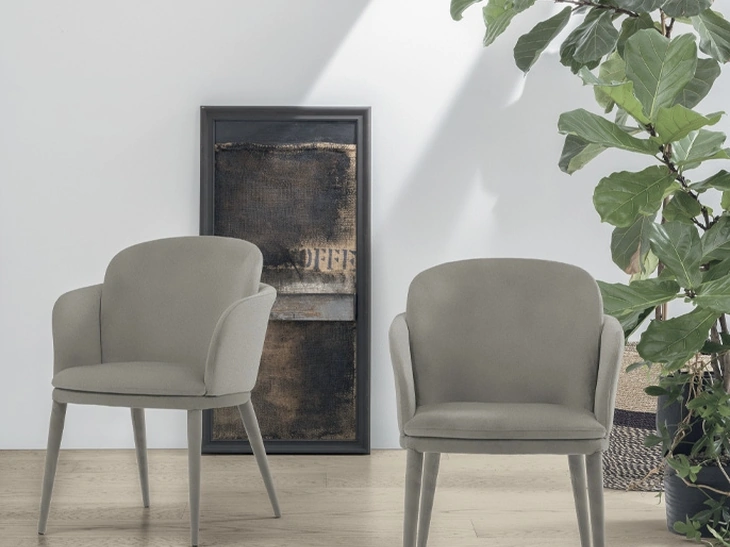 Sedia con braccioli Cleveland Poltroncina di Target Point