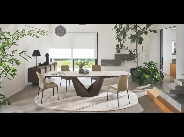 Sedia imbottita Fay di Calligaris