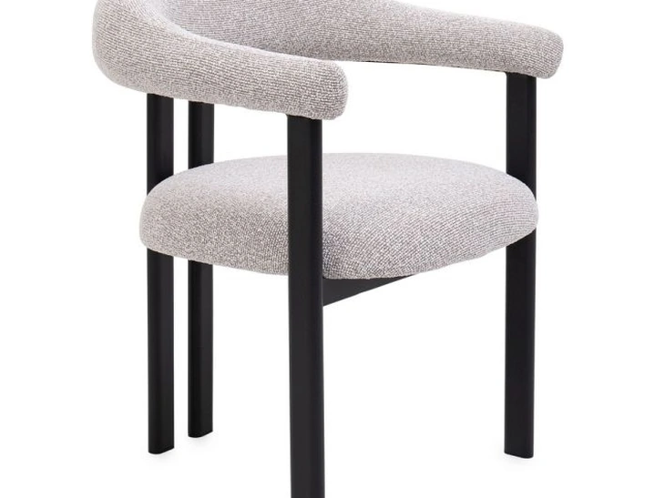 Sedia Giuditta in tessuto imbottito di Bizzotto