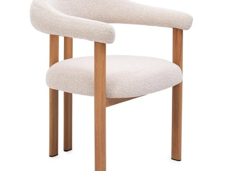 Sedia Giuditta in tessuto imbottito di Bizzotto