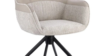 Sedia girevole Isotta di Bizzotto