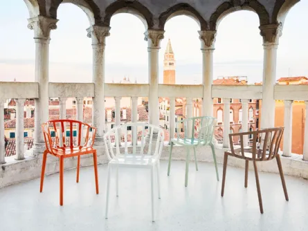 Sedia impilabile Venice di Kartell