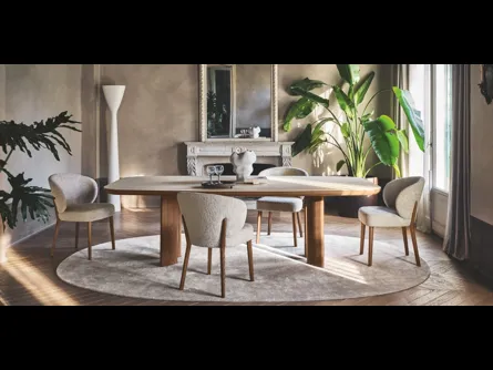 Sedia imbottita Mara di Calligaris