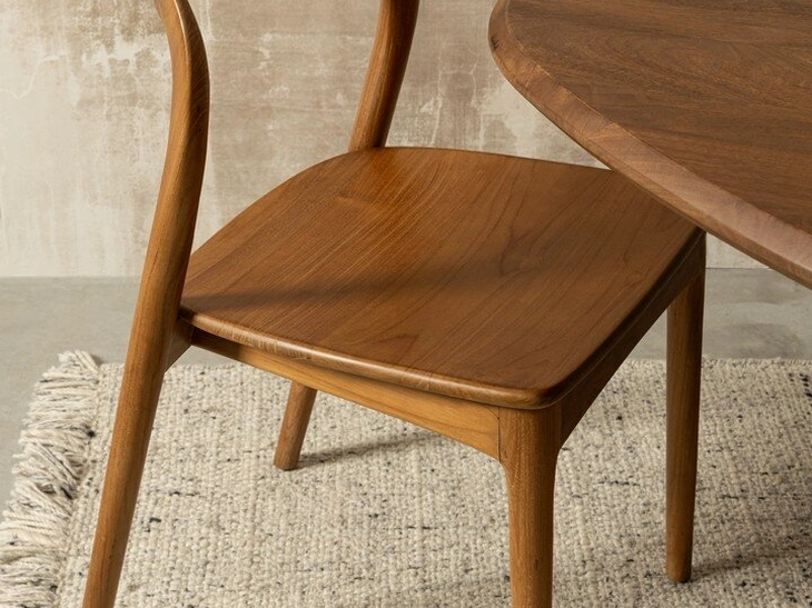 Sedia in teak Miley naturale di Bizzotto
