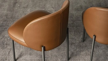 Sedia Raku in pelle di Alf Da Frè