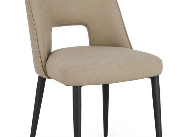 Sedia Roger in ecopelle di Bizzotto