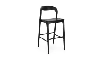 Sgabello Miley in teak di Bizzotto