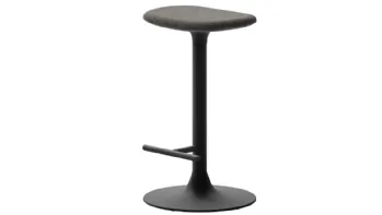 Sgabello Spool in tessuto con struttura in metallo di Veneta Cucine