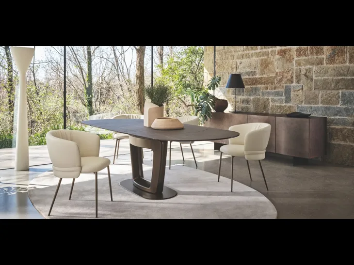 Sedia imbottita Vanilla di Calligaris