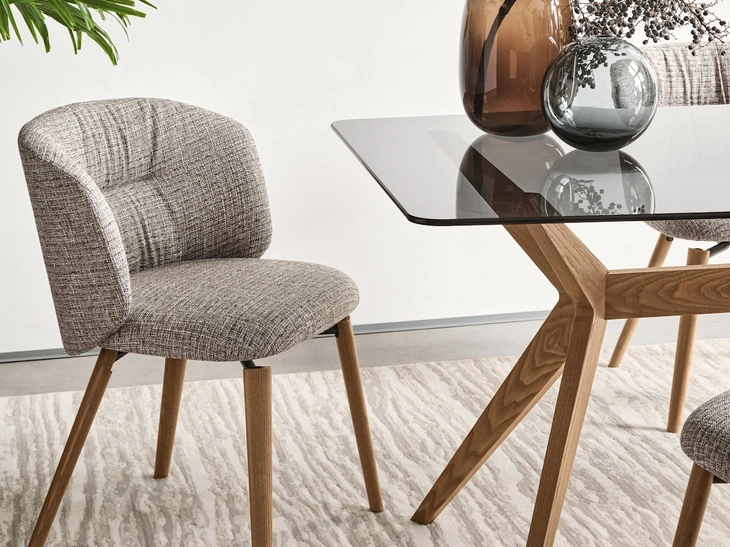 Sedia Vanilla in tessuto di Calligaris