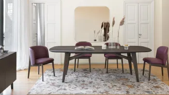 Tavolo ellittico Abrey di Calligaris