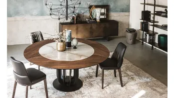 Tavolo Soho Ker-Wood in legno e ceramica di Cattelan Italia