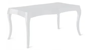 Tavolo Duna in legno laccato bianco o nero di Veneta Cucine