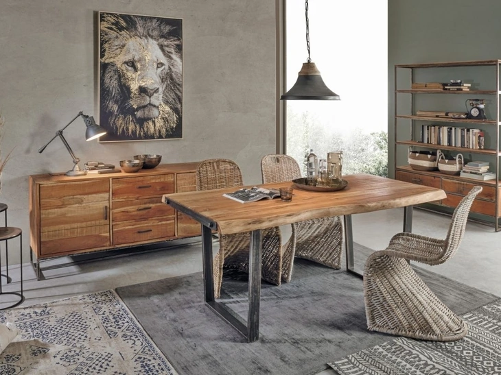 Tavolo in legno Elmer di Bizzotto