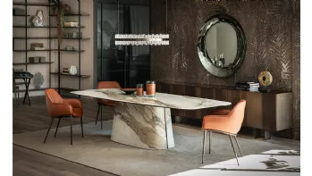 Tavolo Napoleon Keramik di Cattelan Italia