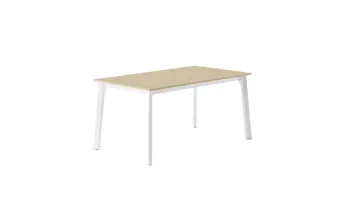 Tavolo da cucina Poseidone con paino in laminato e struttura in metallo di Veneta Cucine