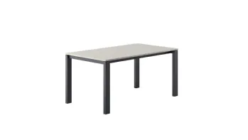 Tavolo Sinfonia con piano in laminato e struttura in metallo di Veneta Cucine