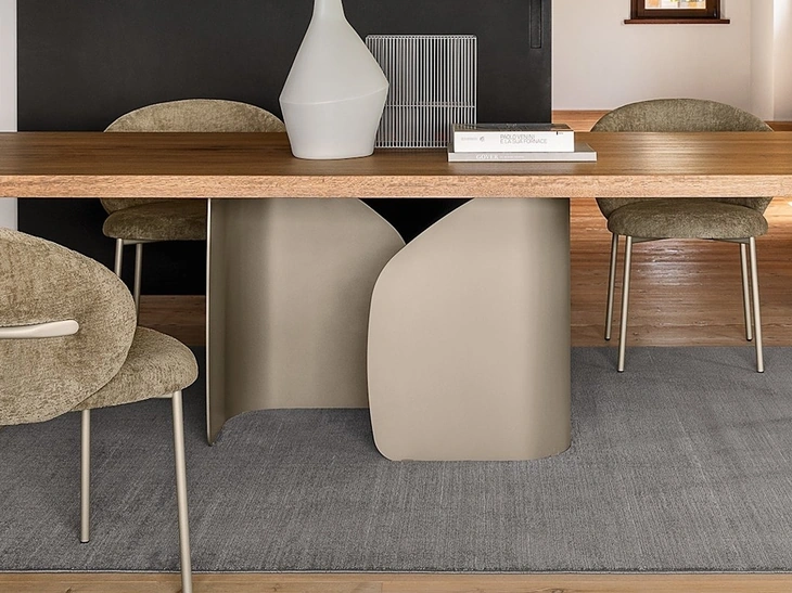 Tavolo in legno rovere massello Twins di Calligaris