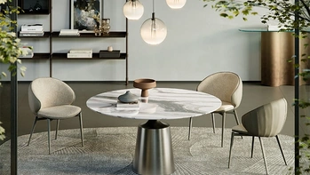 Tavolo rotondo Yoda Marble di Cattelan Italia