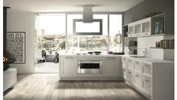 Cucina Classica con penisola Alba 02 di Essebi