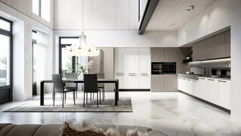 Cucina Classica angolare Asolo 02 in laccato e laminato di Arredo3