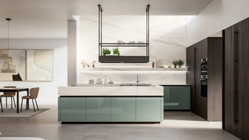 Cucina Moderna con isola Time 02 di Arredo3