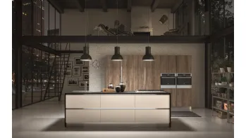 Cucina Moderna con isola Astro composizione 05 di Essebi