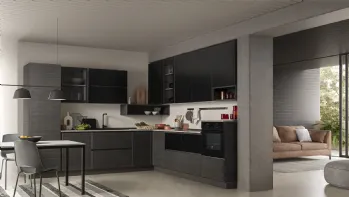 Cucina Moderna in melaminico ad angolo Easy 033 di Ar-due