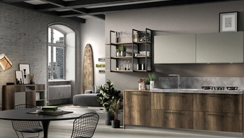 Cucina Moderna lineare Azimut 03 di Essebi