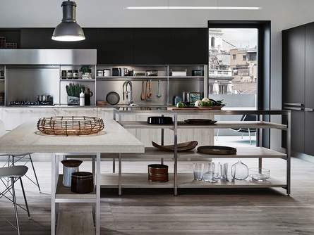 Cucina Moderna ad angolo Ethica di Veneta Cucine
