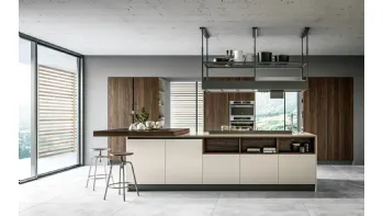 Cucina Moderna con isola Round 01 di Arredo3